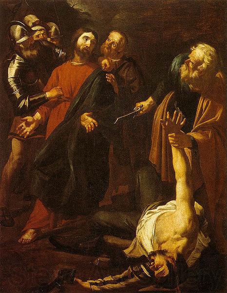 Dirck van Baburen Capture of Christ with the Malchus Episode France oil painting art